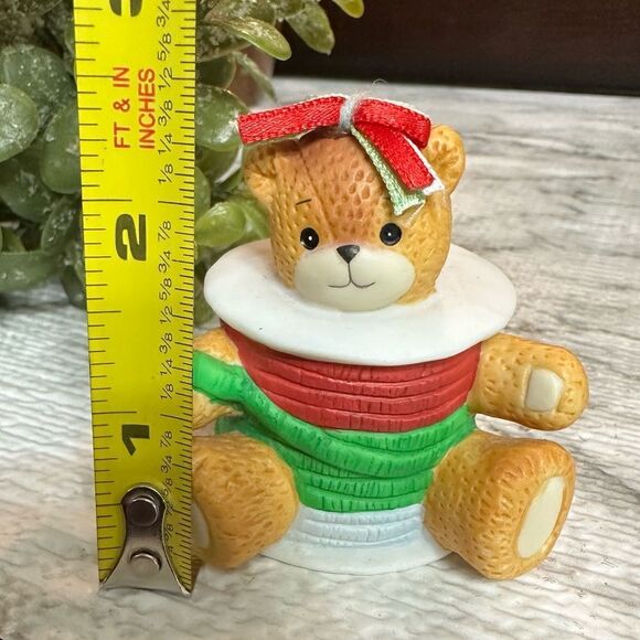 Vtg‎ Enesco 1994 Lucy & Me Christmas Ribbon Bear by Lucy Rigg - Picture 5 of 7